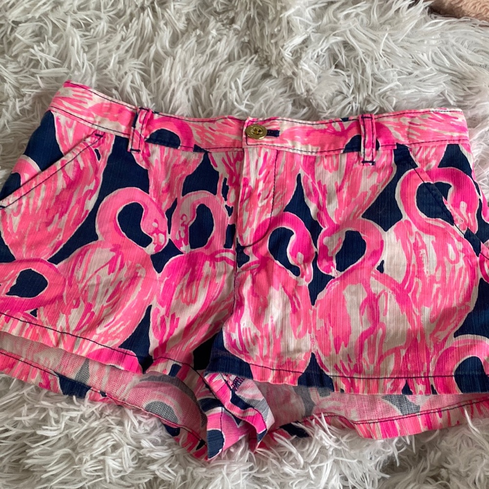 lilly pulitzer flamingo shorts